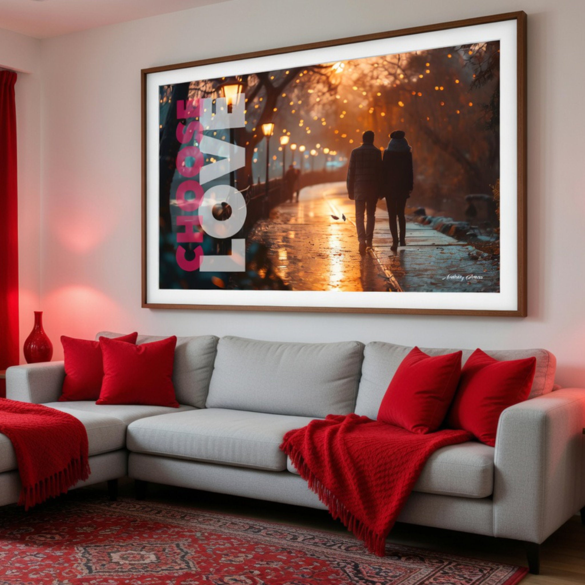Choose Love - Walk with Me - Landscape Poster