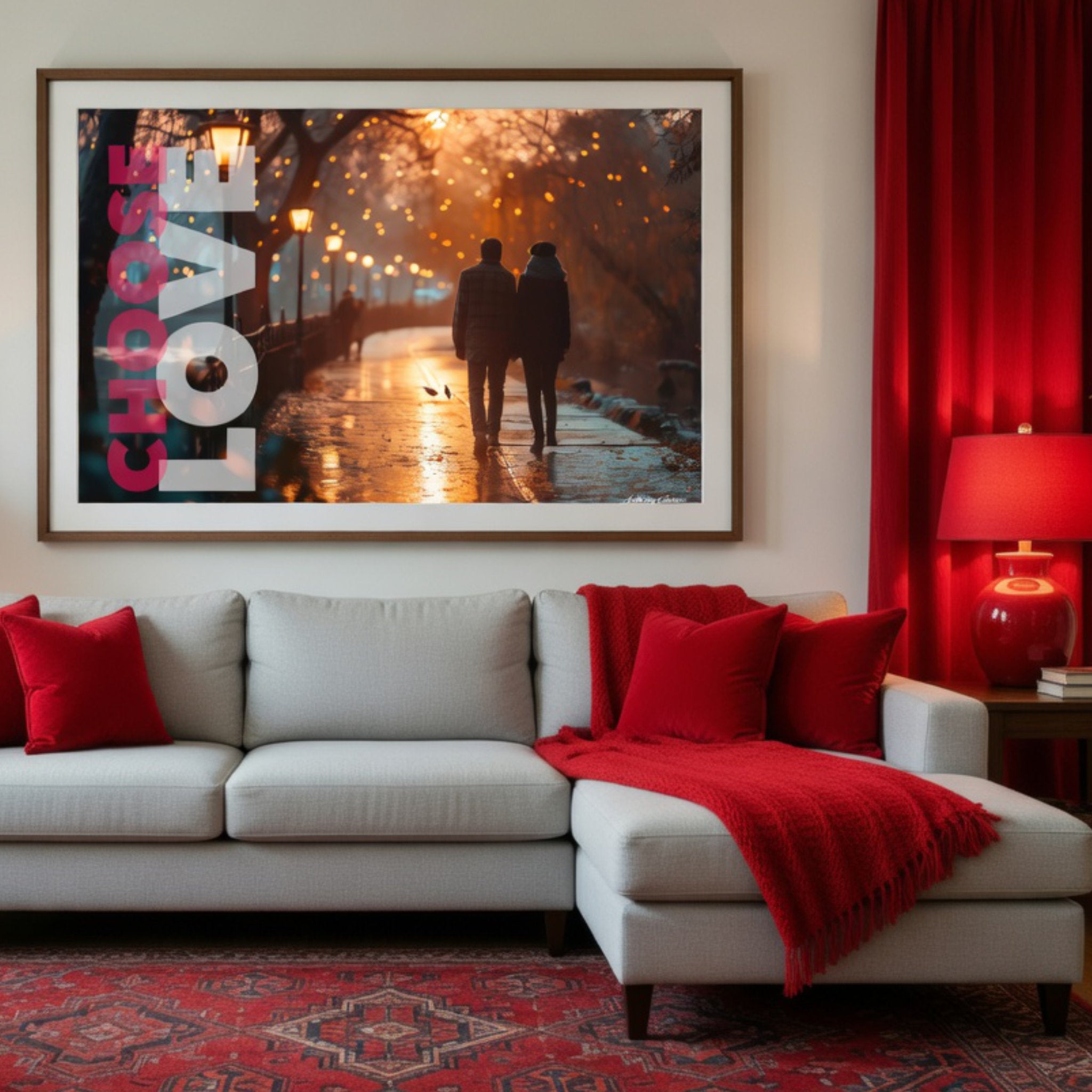 Choose Love - Walk with Me - Landscape Poster
