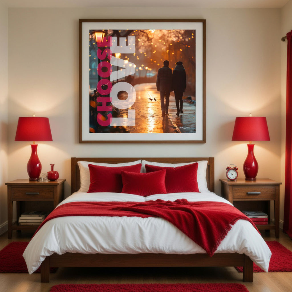 Choose Love - Walk with Me - Square Poster