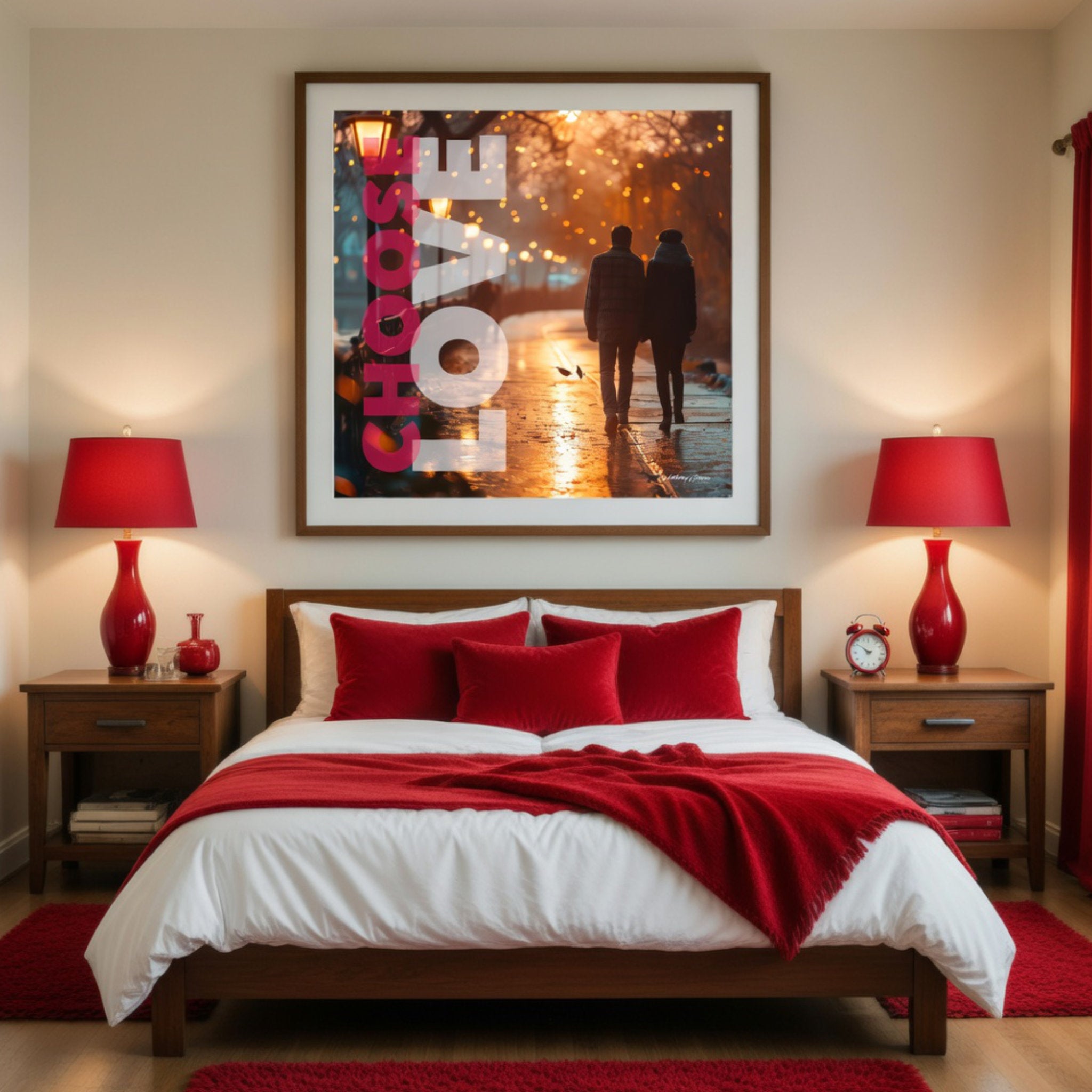Choose Love - Walk with Me - Square Poster