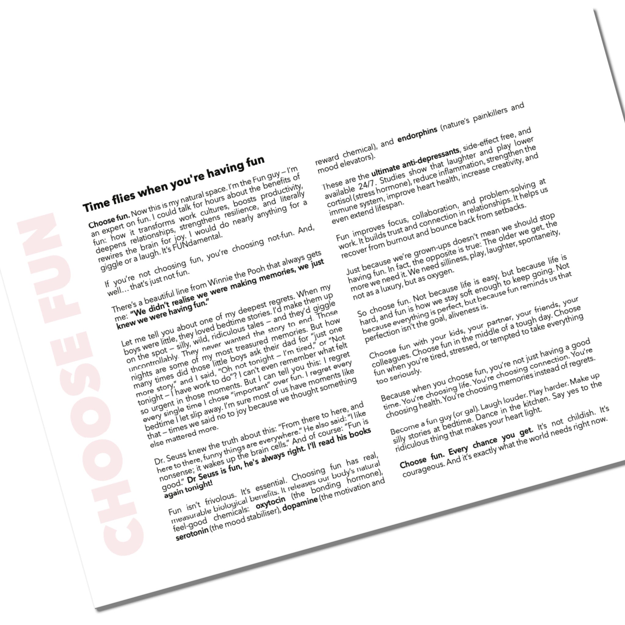 FUNDAMENTAL - Truths and Choices - HardCover