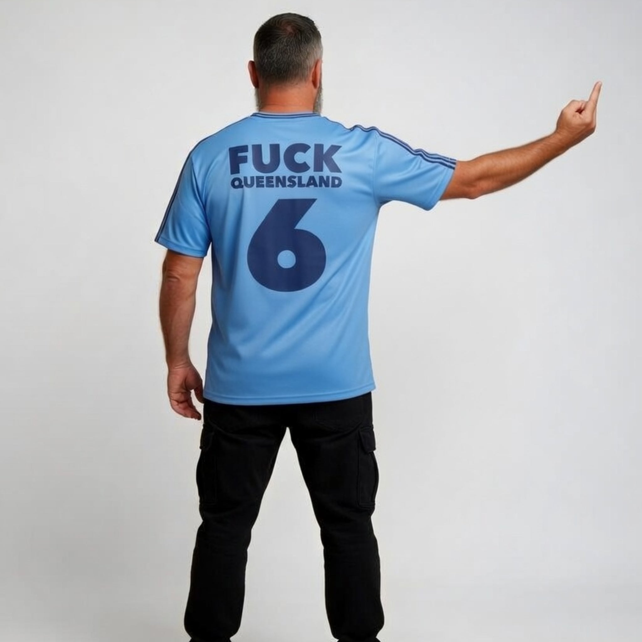 Fuck Queensland - State of Origin - Oversized cotton t-shirt