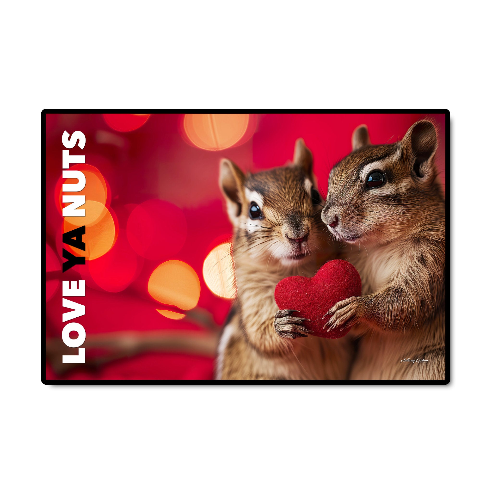 Love Ya Nuts - Chipmunks - Landscape Poster
