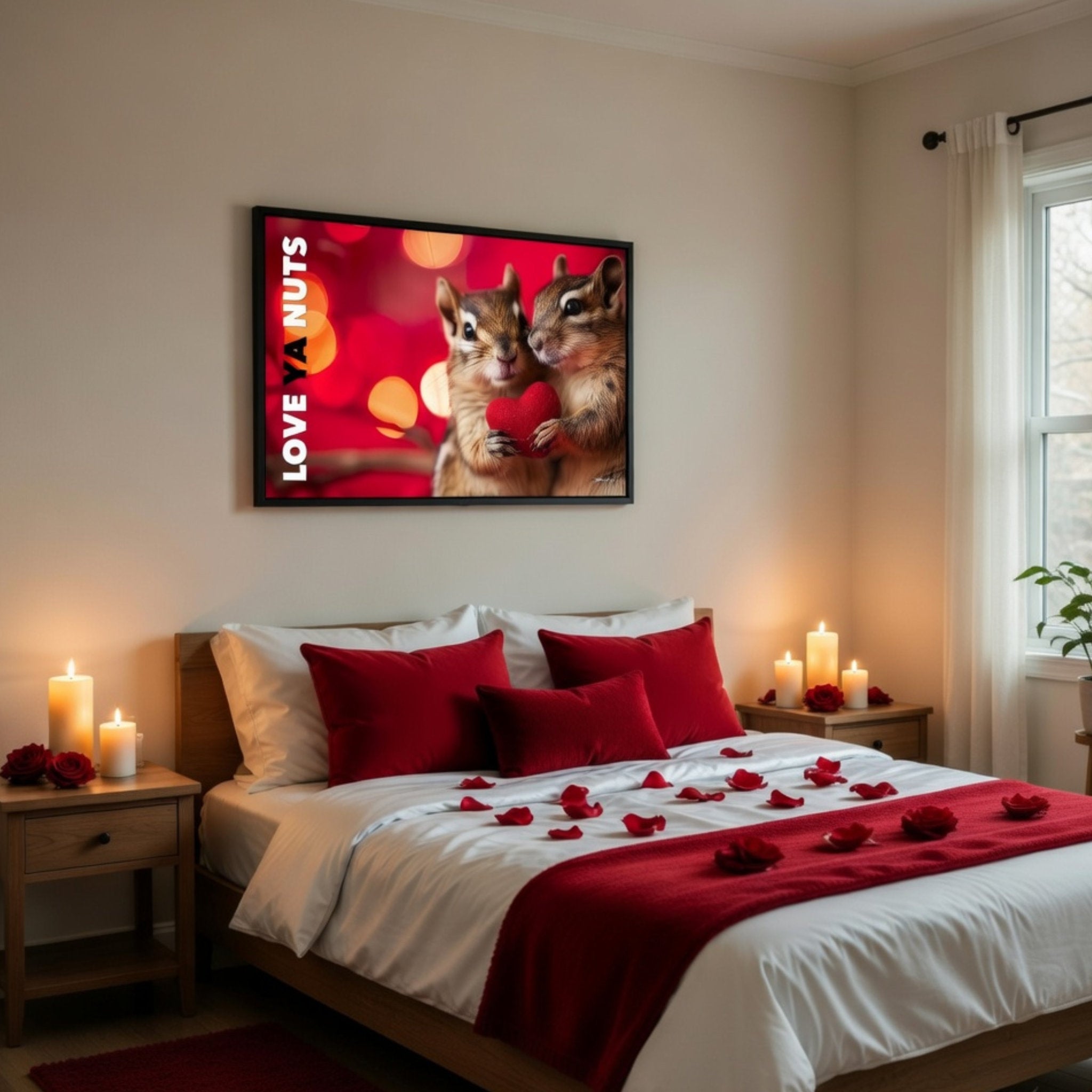 Love Ya Nuts - Chipmunks - Landscape Poster