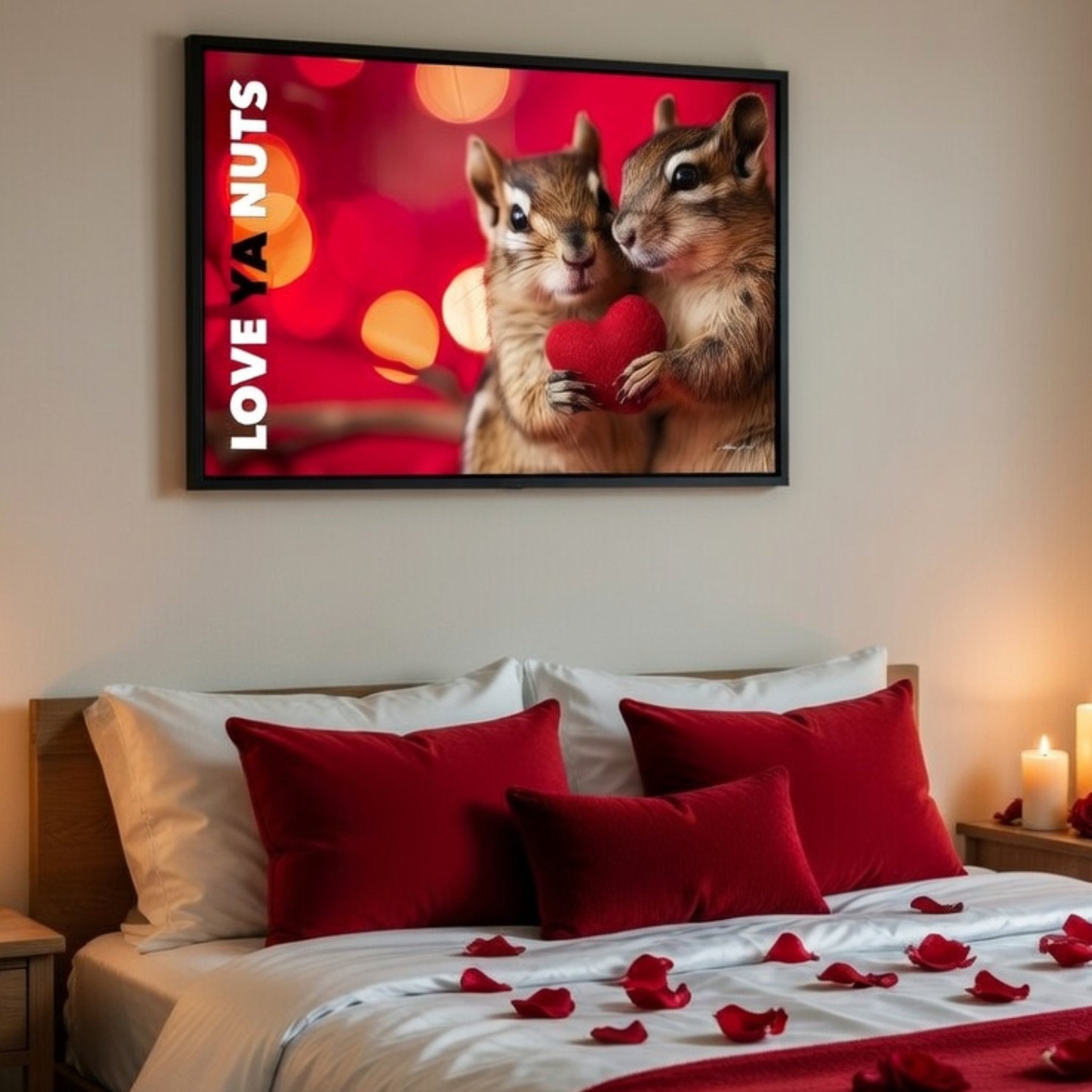 Love Ya Nuts - Chipmunks - Landscape Poster