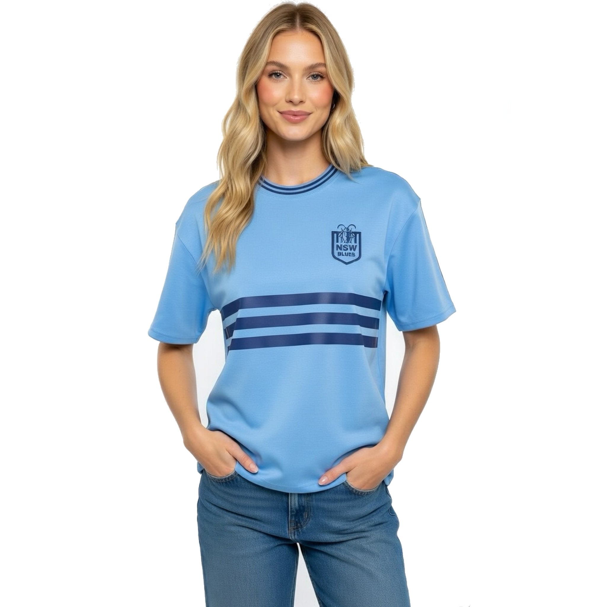 NSW BLUES - State of Origin Supporter - Oversized cotton t-shirt