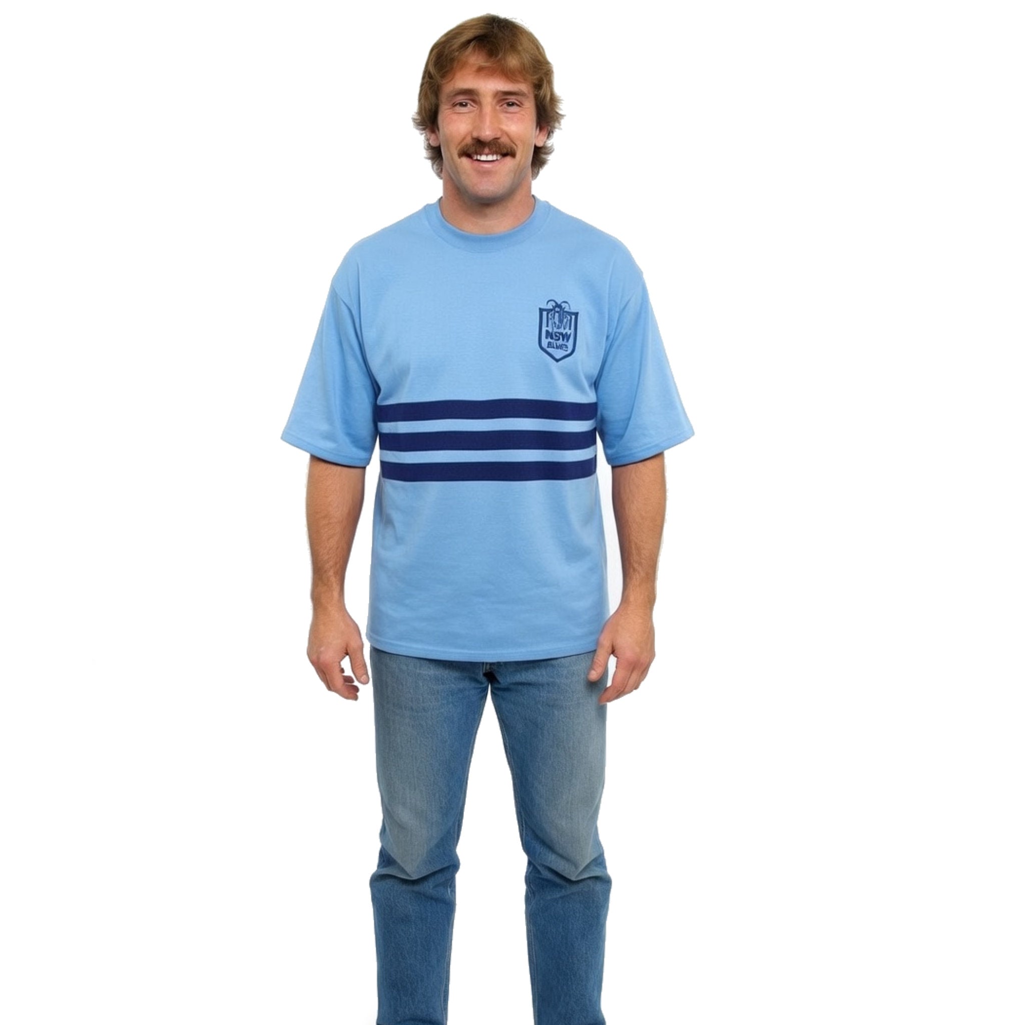 NSW BLUES - State of Origin Supporter - Oversized cotton t-shirt