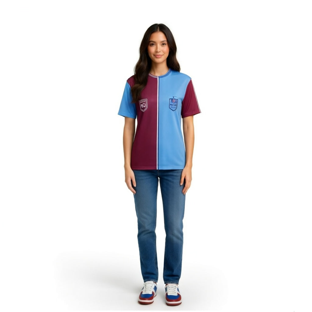 50/50 State of Origin Supporter - Fun Oversized Cotton T-shirt