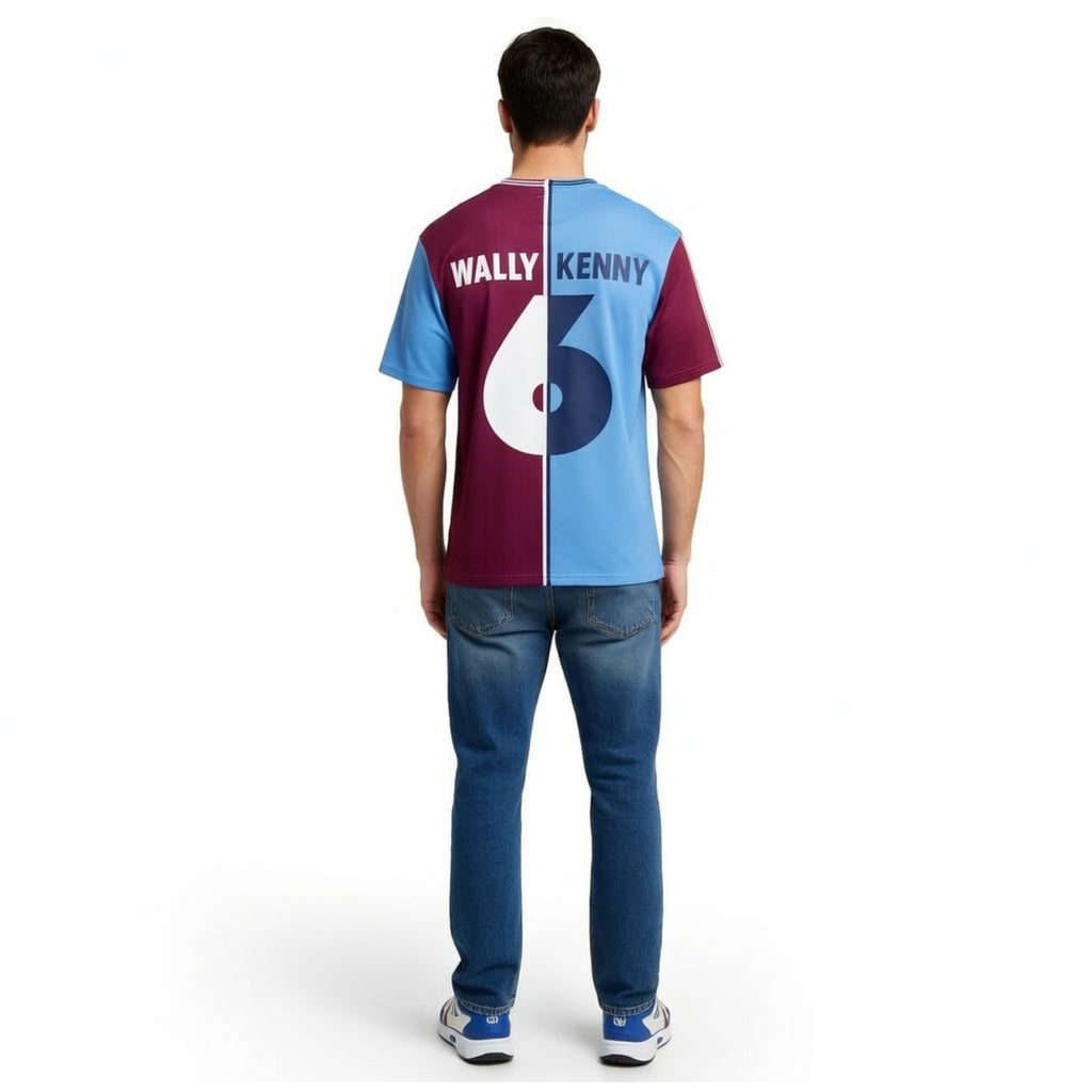 50/50 State of Origin Supporter - Fun Oversized Cotton T-shirt
