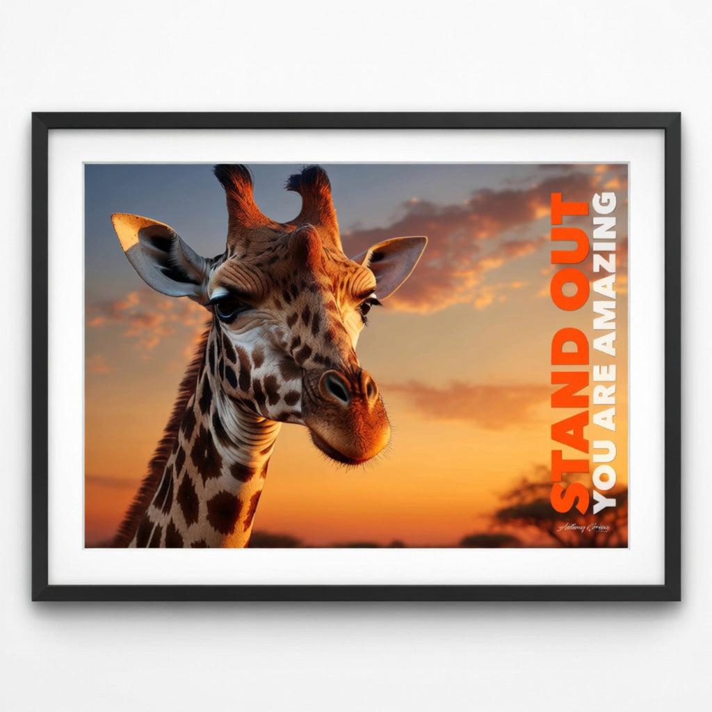 Stand Out - You are Amazing - Landscape Poster