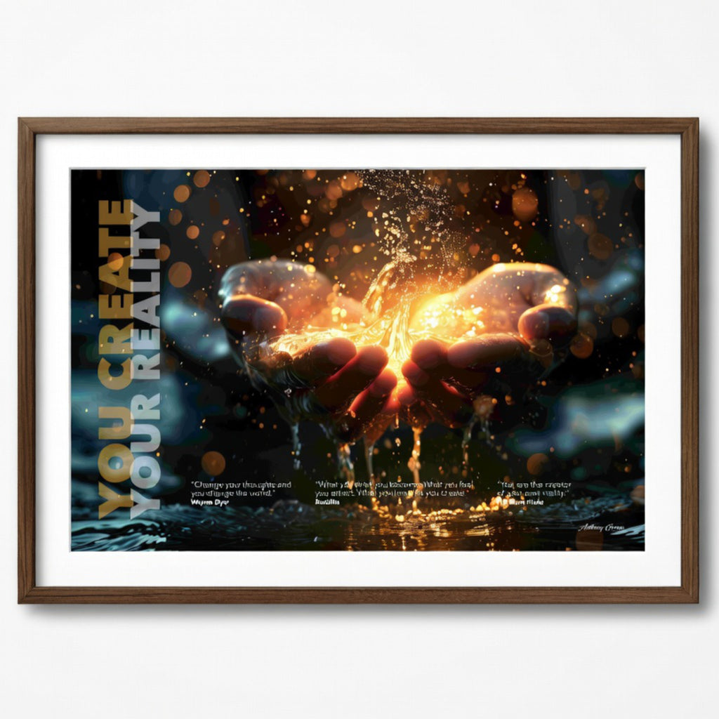 You Create - Your Reality - Landscape Poster