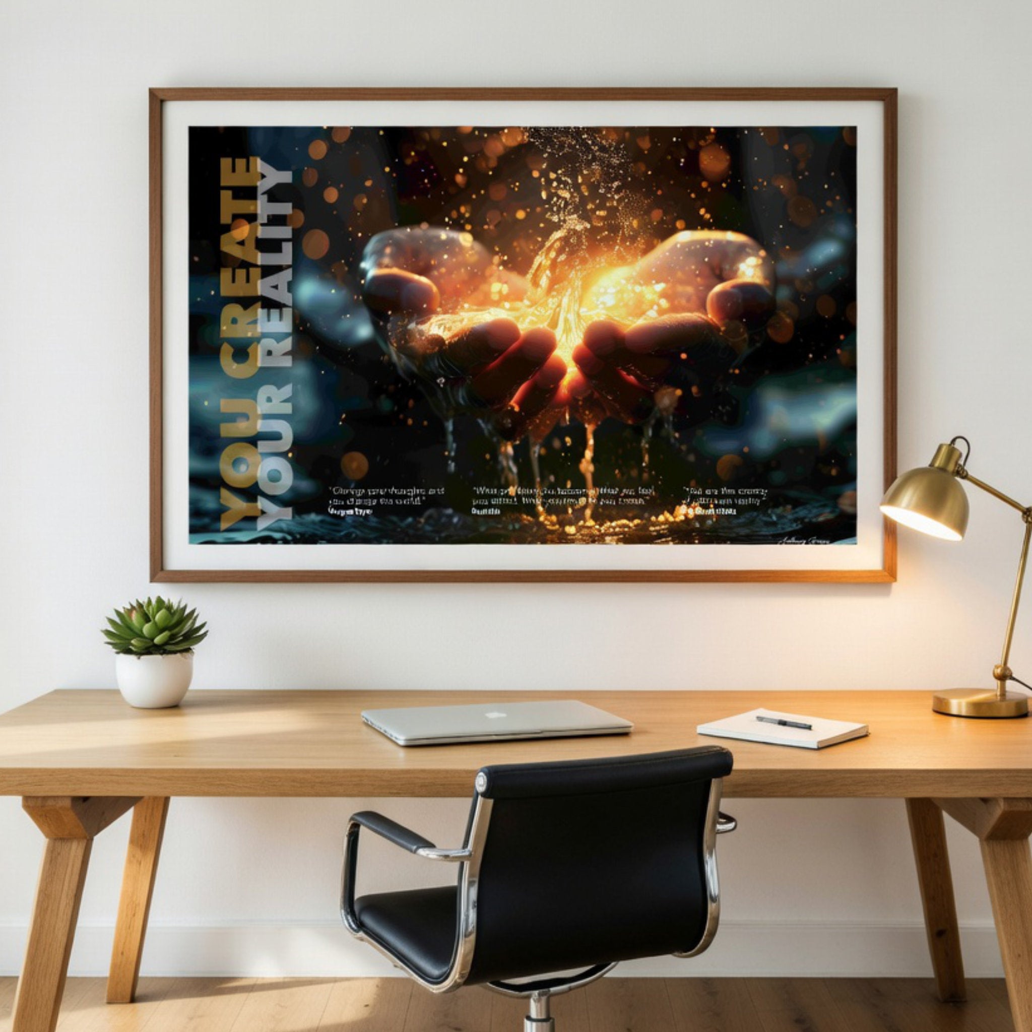 You Create - Your Reality - Landscape Poster