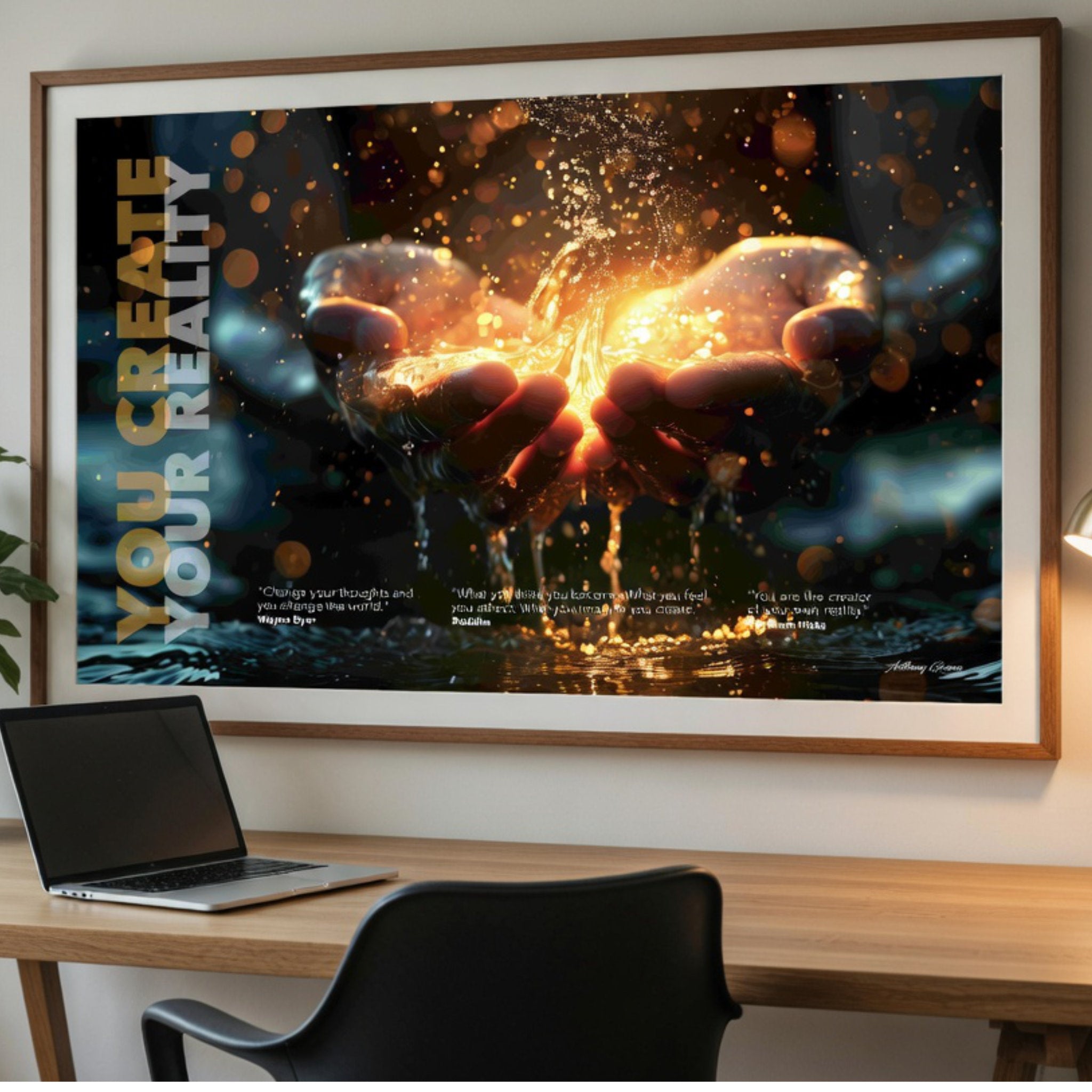 You Create - Your Reality - Landscape Poster