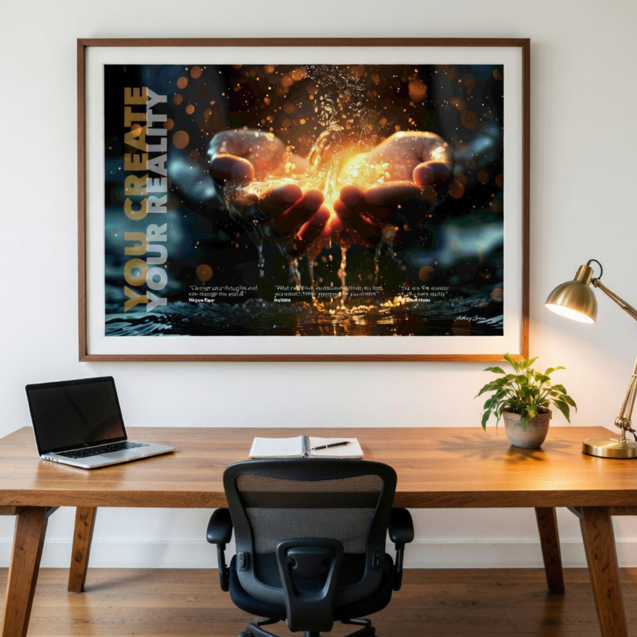You Create - Your Reality - Landscape Poster